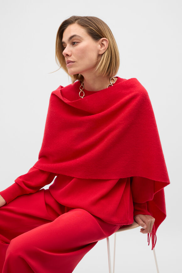 Super Soft Wool Scarf  Poppy  hi-res