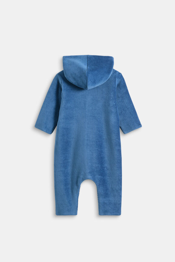 Logo Corduroy Coverall  Navy  hi-res