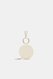 Zip Around Keyring  Cream  hi-res