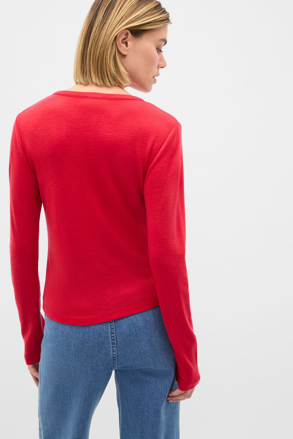 Australian Merino Cardigan  Poppy