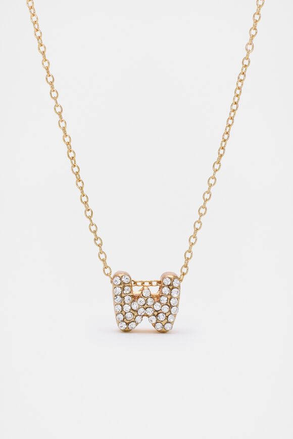 Initial Jewel Bubble Necklace  W  hi-res