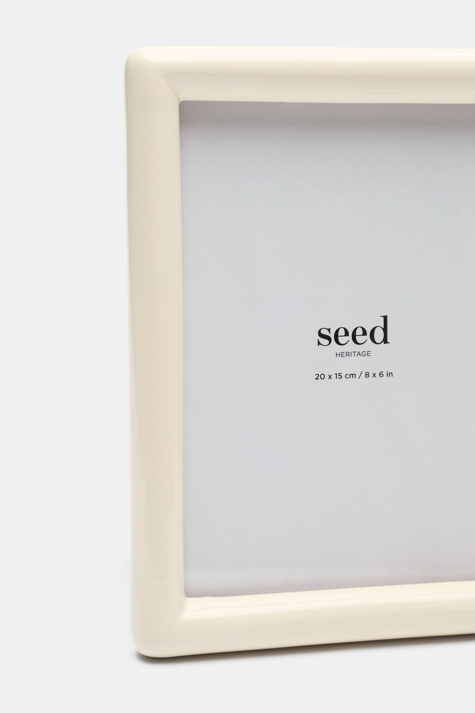 Sage Medium Photo Frame  Egg Shell