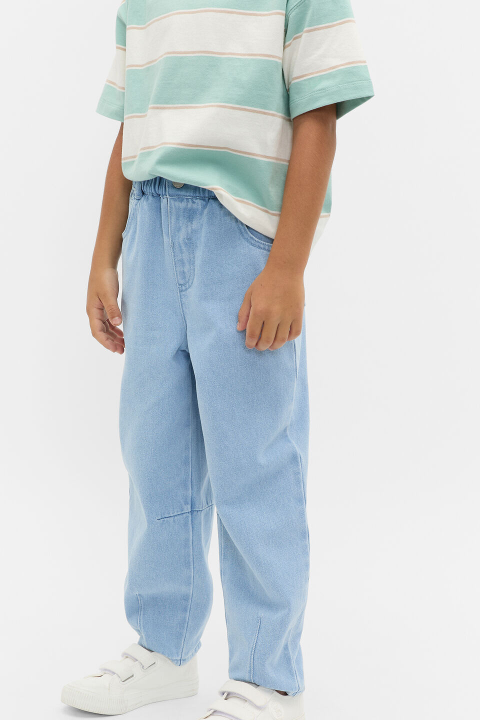 Barrel Jean  Cloud Blue Wash