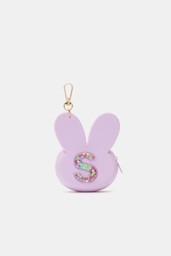 Bunny Silicone Initial Keyring  S  hi-res