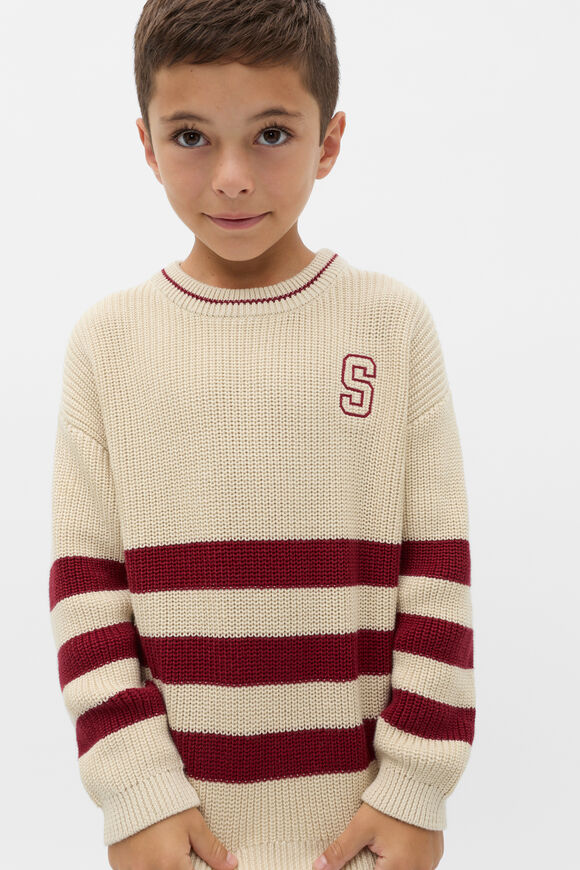 Sports Knit Sweater  Moonstone  hi-res