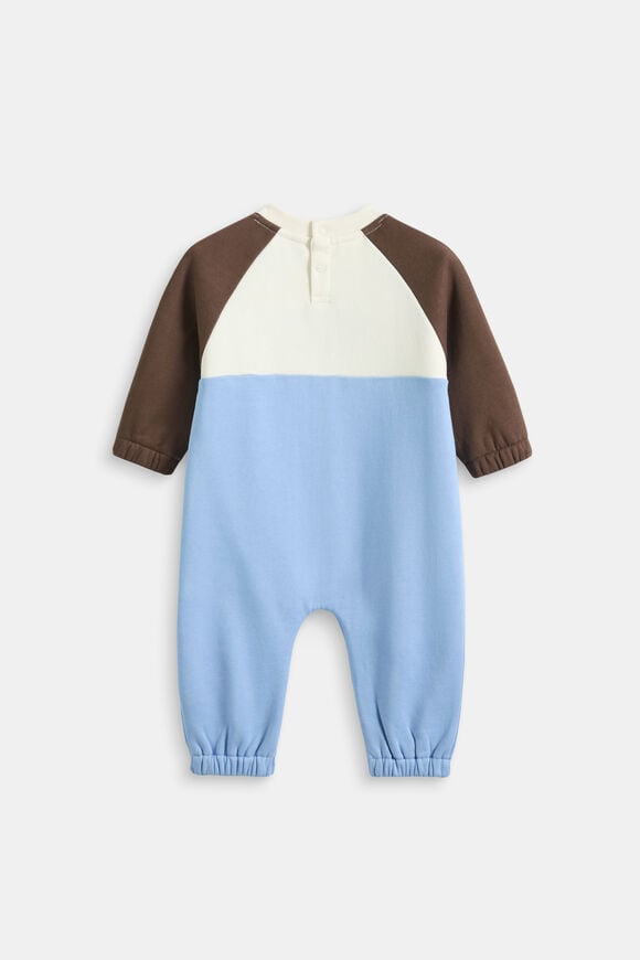 Colourblock Logo Romper  Multi  hi-res