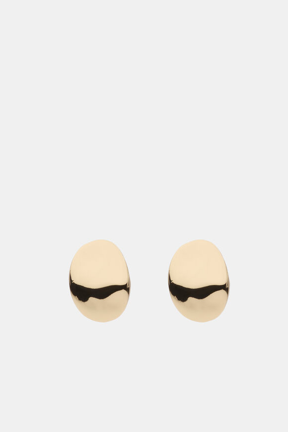 Molten Stud Earring  Gold  hi-res