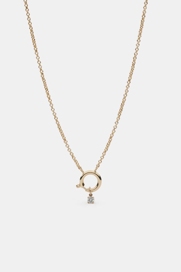 The Charm Collection Crystal  Gold  hi-res