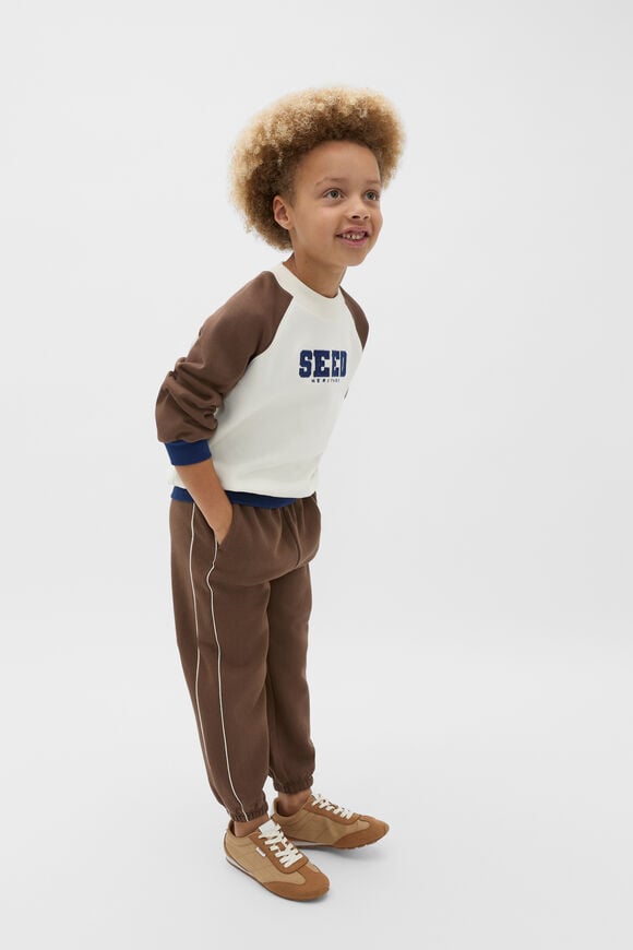 Colourblock Logo Sweat  Multi  hi-res