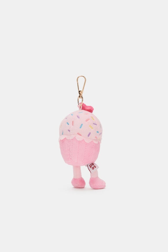 Cupcake Bag Charm  Pink Lemonade  hi-res