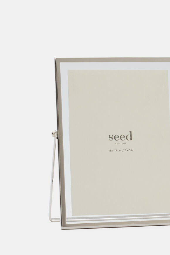 Miles Small Photo Frame  Silver  hi-res