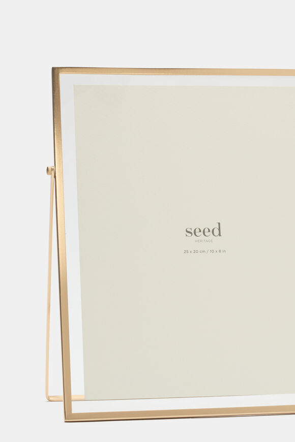 Miles Medium Photo Frame  Gold  hi-res