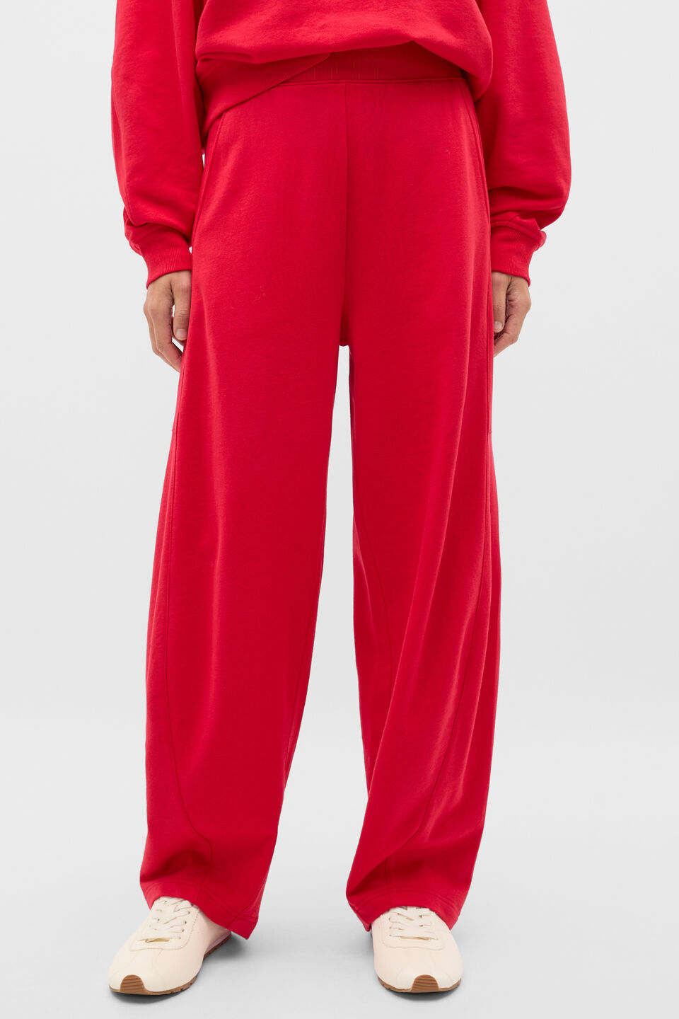 Soft Terry Trackpant  Poppy