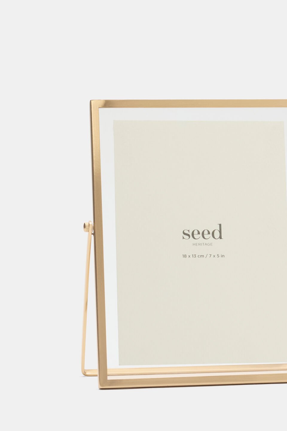 Miles Small Photo Frame  Gold