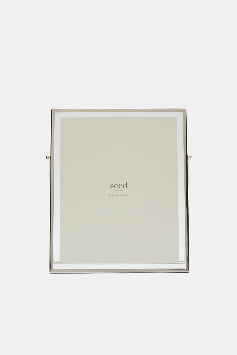 Miles Medium Photo Frame  Silver