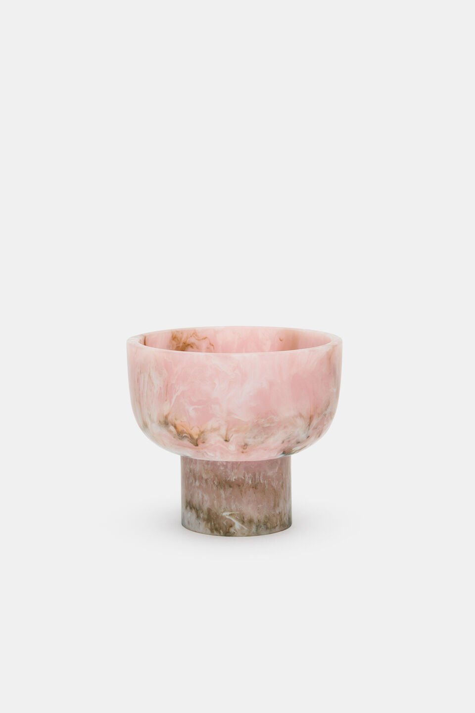 Vanneta Resin Footed Vessel  Blossom