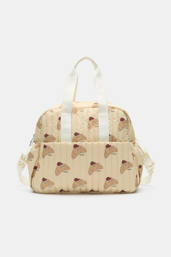 Baby Quilted Overnighter  Croissant  hi-res