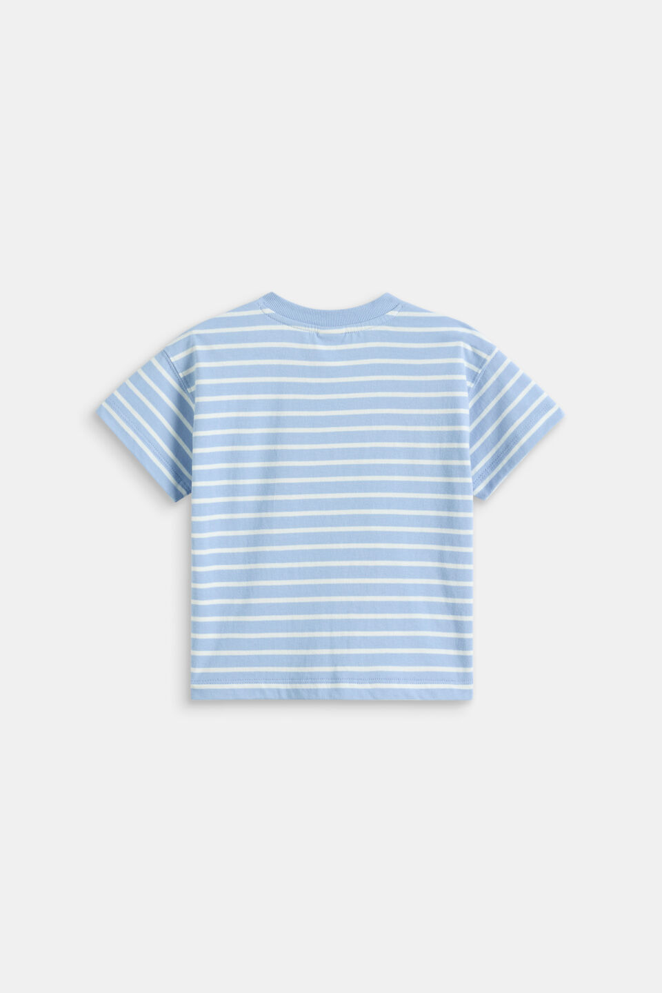 Core Stripe Logo Tee  Cloud Blue