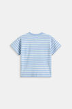 Core Stripe Logo Tee  Cloud Blue  hi-res