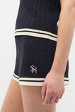 Cable Knit Short  Twilight Blue  hi-res