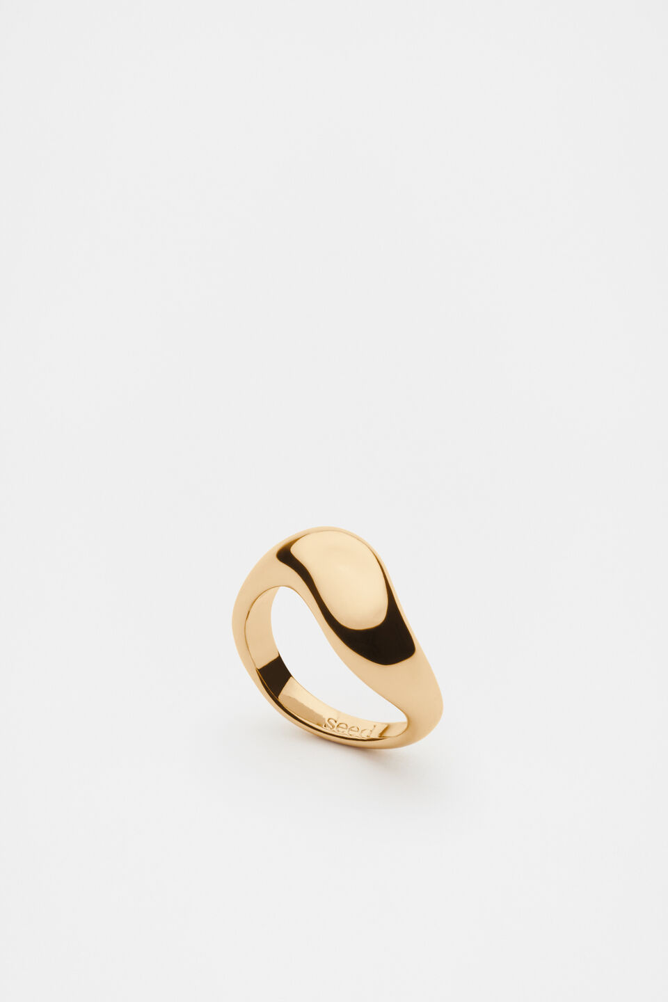 Curve Ring  Gold