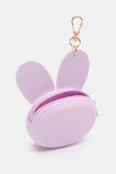 Bunny Silicone Initial Keyring  E  hi-res