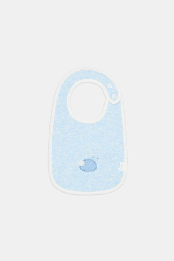 Felt Bunny Bib  Blue Marle  hi-res