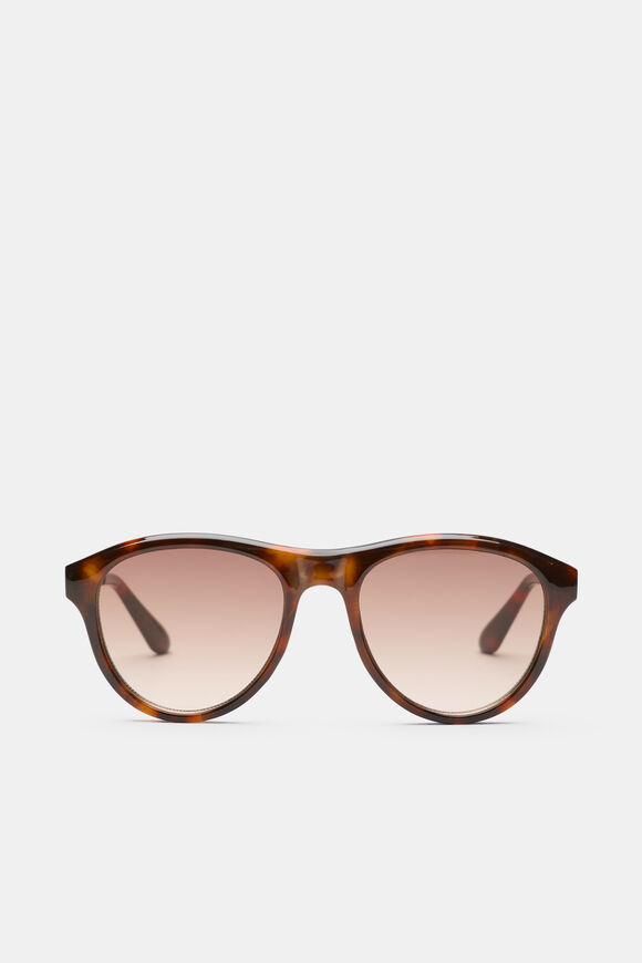 Hayley Round Sunglasses  Dark Tort  hi-res