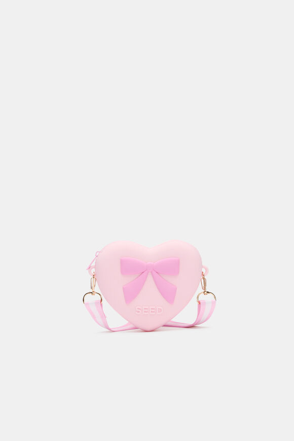 Silicone Heart Bag  Pink Lemonade  hi-res