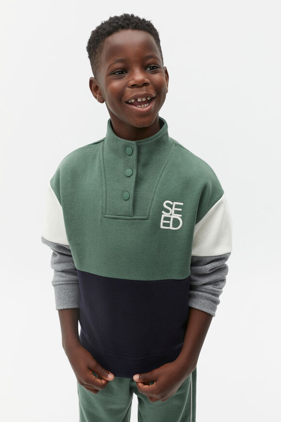 Essential Logo Snap Sweat  Multi  hi-res