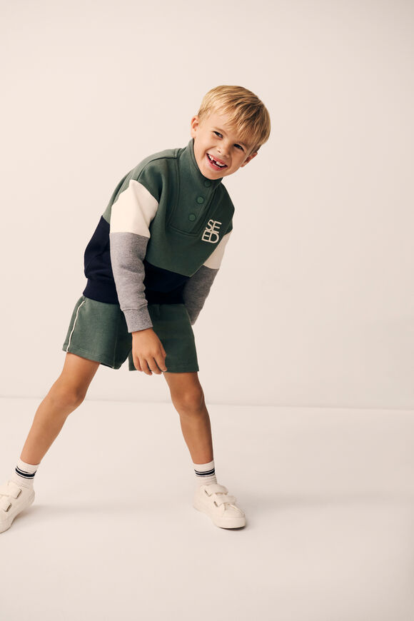 Essential Logo Snap Sweat  Multi  hi-res