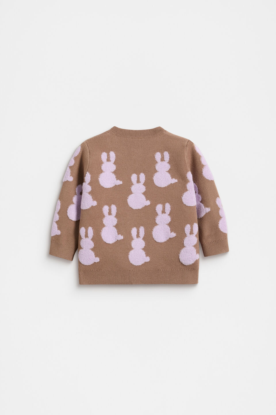 Bunny Knit Cardigan  Chocolate Shake