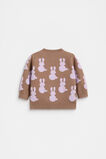 Bunny Knit Cardigan  Chocolate Shake  hi-res