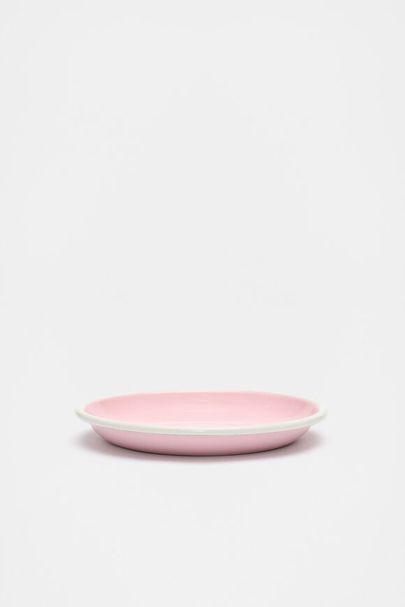 Loretta Enamel Shallow Plate  Fairy Floss  hi-res