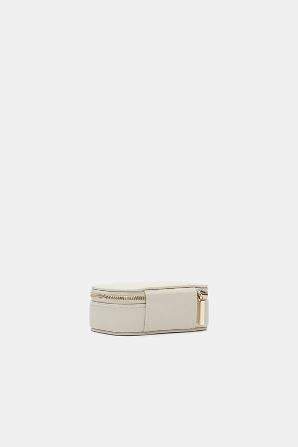 Mini Jewellery Case  Cream  hi-res