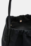 Ruched Essential Tech Tote  Black  hi-res