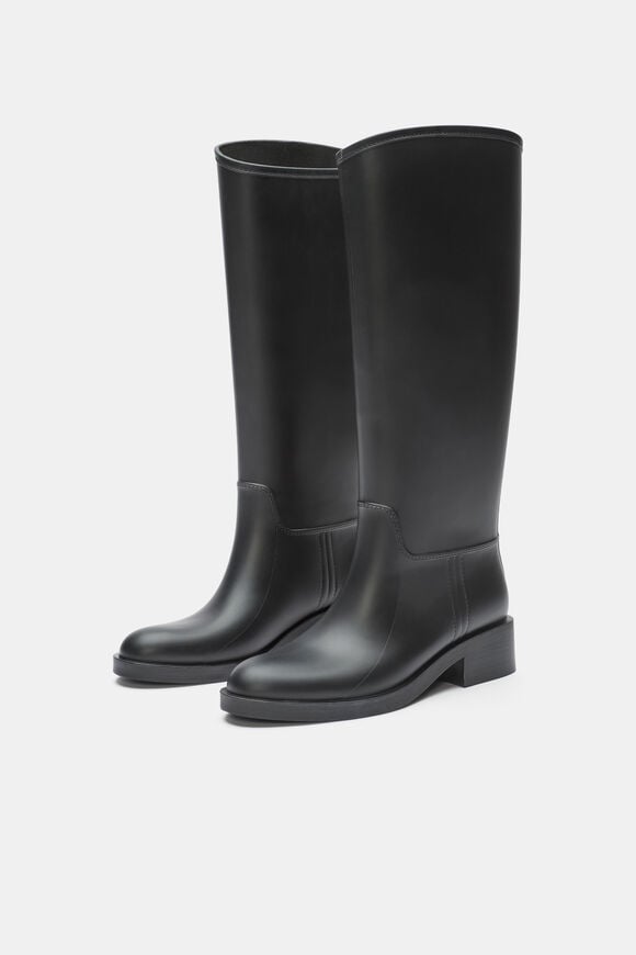 Freya Knee High Rainboot  Black  hi-res