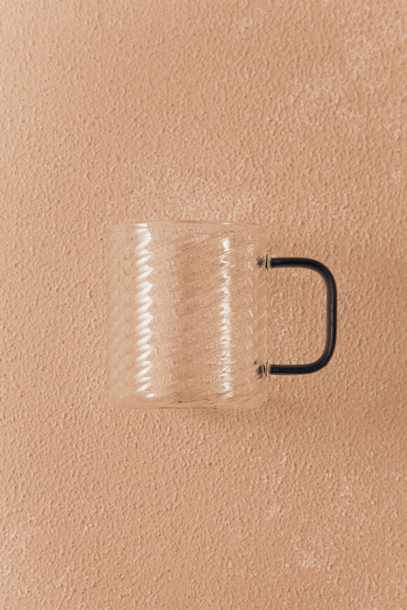 Aurora Glass Mug Set of 4  Slate  hi-res