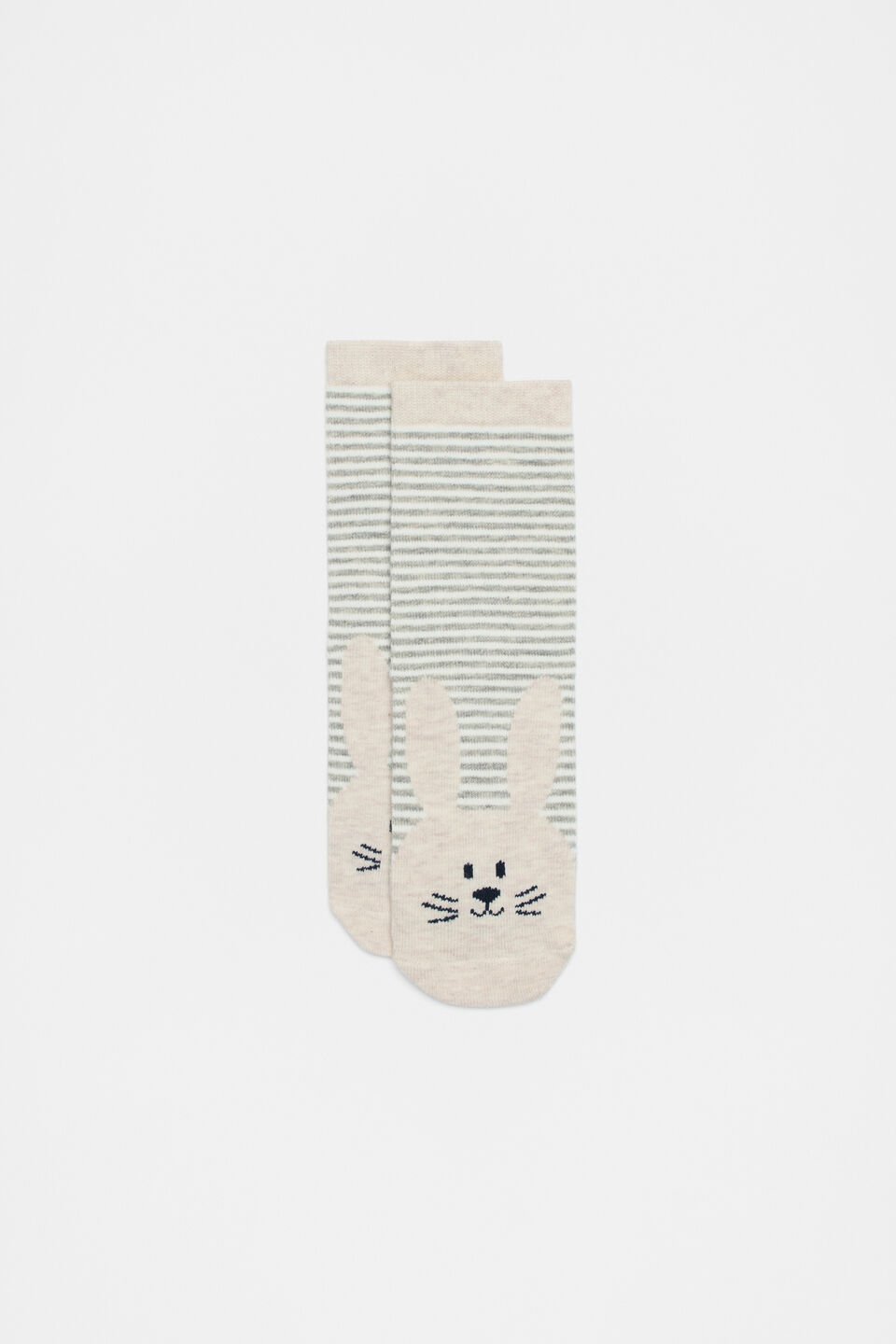 Bunny Stripe Marle Sock  Multi