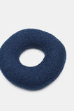 Blue Boucle Initial Cushion  O  hi-res
