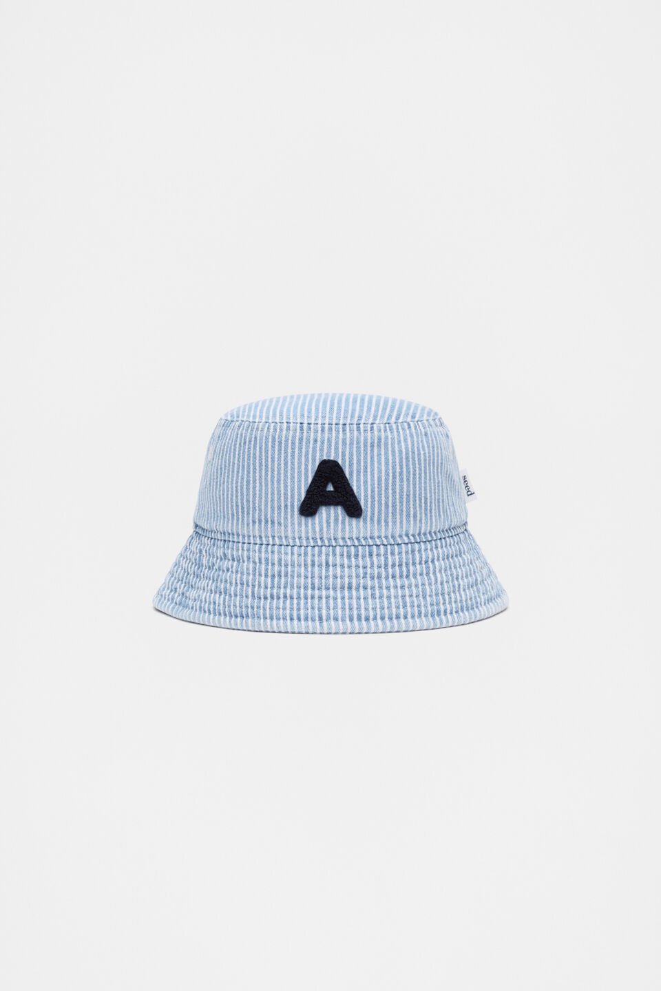 Blue Mini Initial Bucket Hat  A