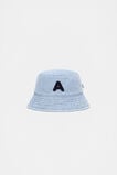 Blue Mini Initial Bucket Hat  A  hi-res