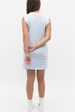 Stripe Logo Dress  Bright Sky  hi-res