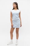 Stripe Logo Dress  Bright Sky  hi-res