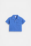 Textured Shirt  Azure Blue  hi-res