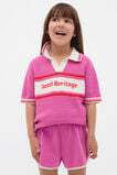 Logo Knit Polo  Wild Berry  hi-res