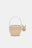 Woven Bunny Basket  Milk Tea  hi-res