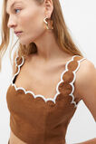 Scallop Bralette  Cinnamon Spice  hi-res