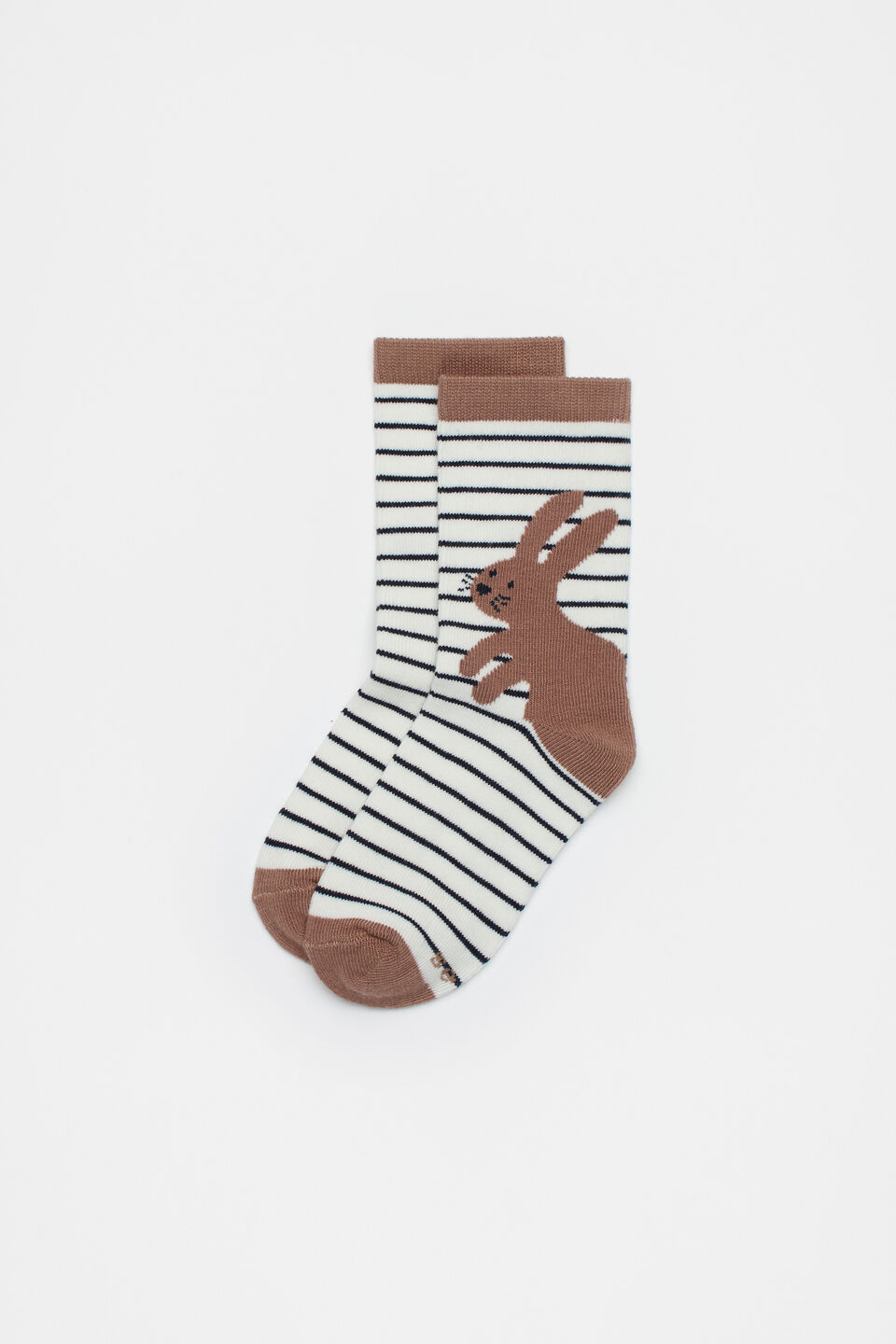 Hopping Bunny Stripe Sock  Multi