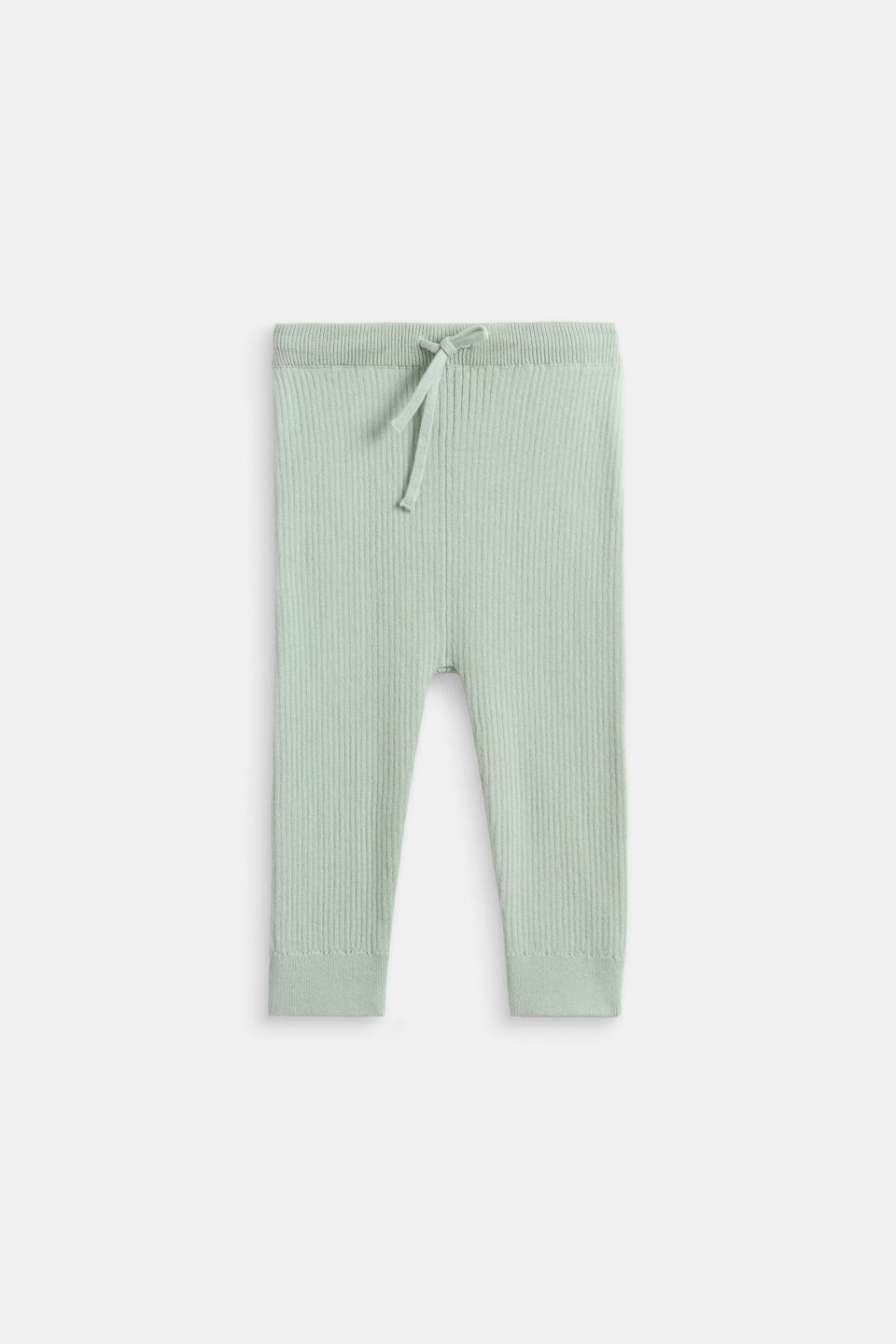 Rib Knit Pant  Sage